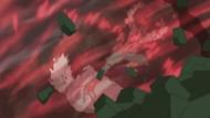 Guy's devastating attack on Madara (Image via Studio Pierrot)